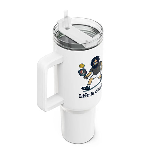 Grateful Dead - Jerry's In a Pickle - Life is dead. "Fat Man" Tumbler,  Double Insulated 40oz Travel Mug - StealieShop